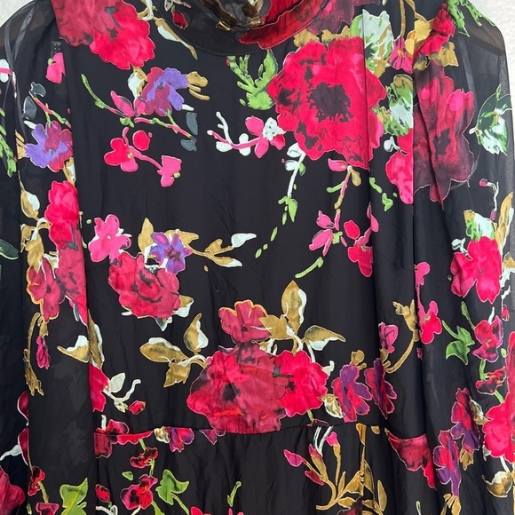 Graceful Arrival Black Floral Burnout Backless Maxi Dress - Picture 8 of 11